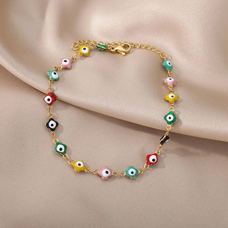 Gold Pearl Beach Anklet