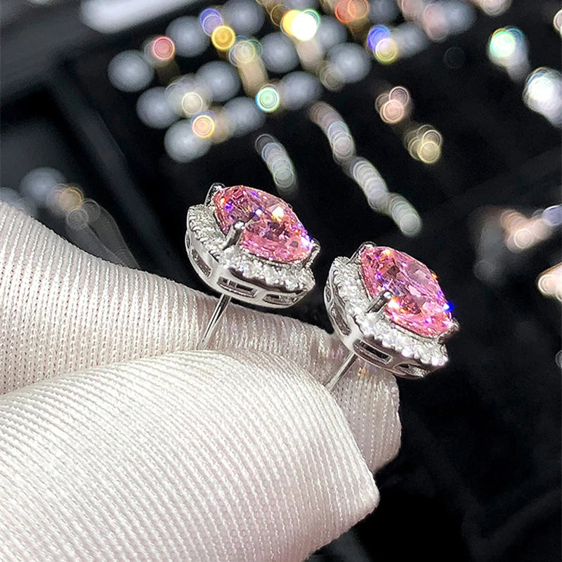 Royal Cushion CZ Studs