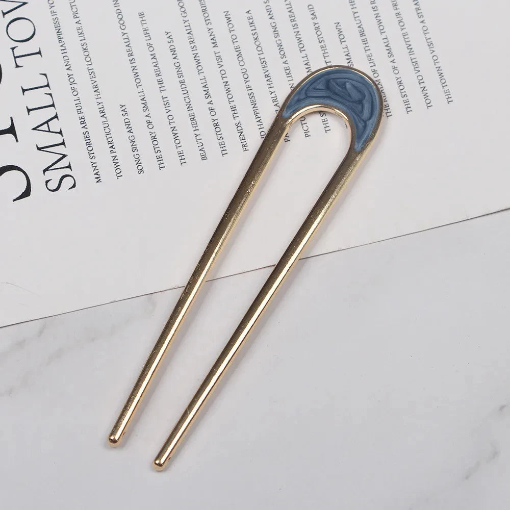 Shell U Hair Pin