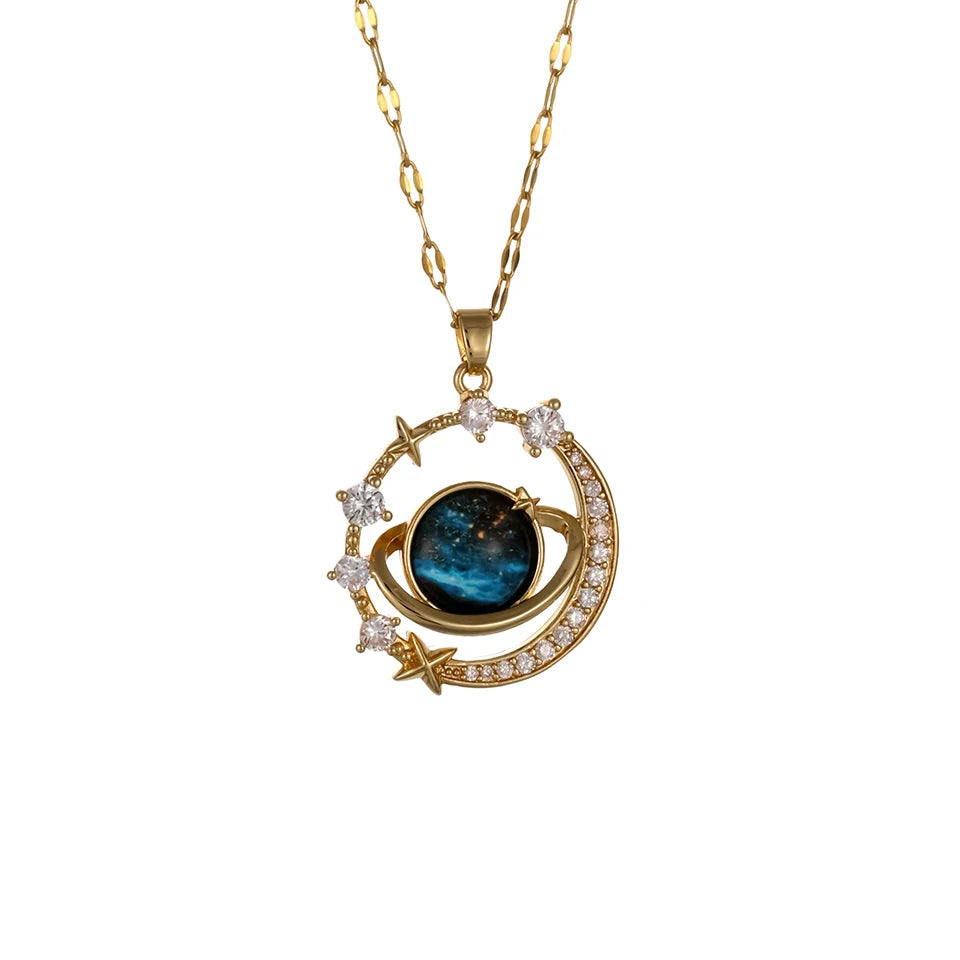 Celestial Pendant Necklace