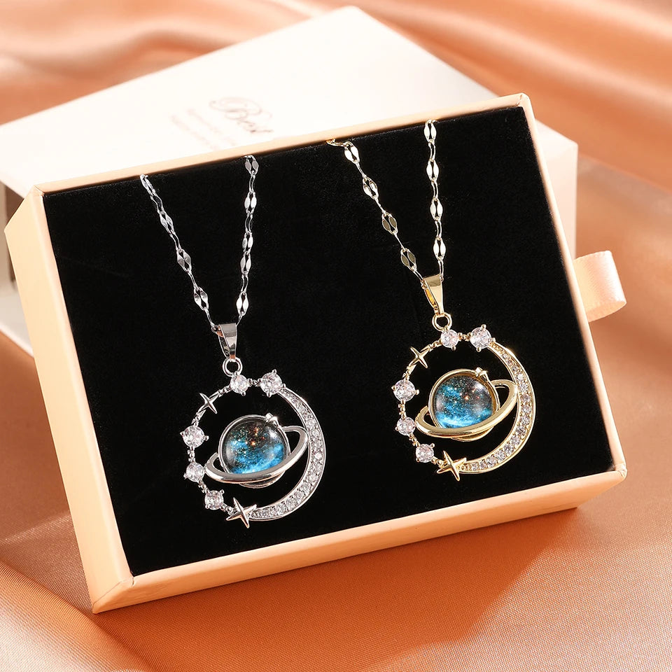 Celestial Pendant Necklace