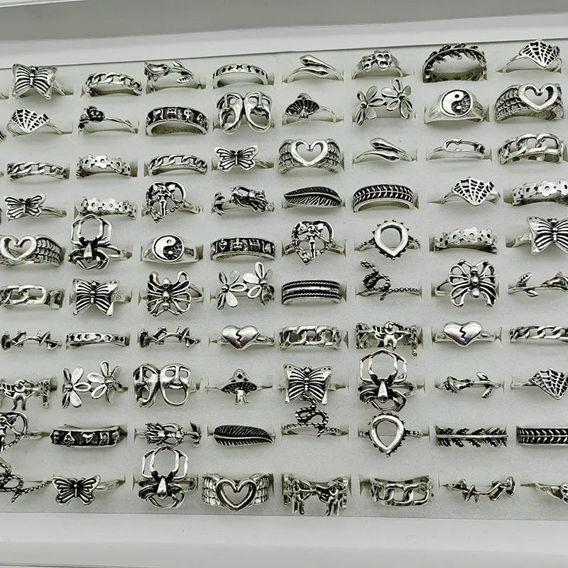 30-Piece Unique Rings Set