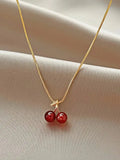 Cherry Pendant Necklace