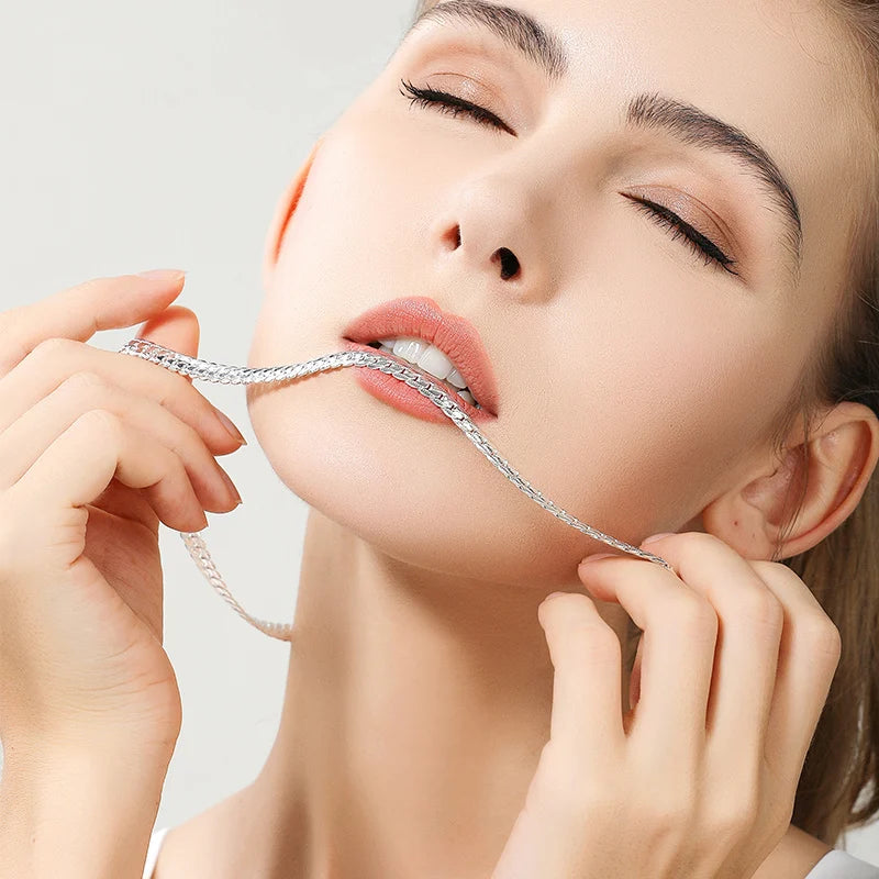 Full Sideways Bar Necklace