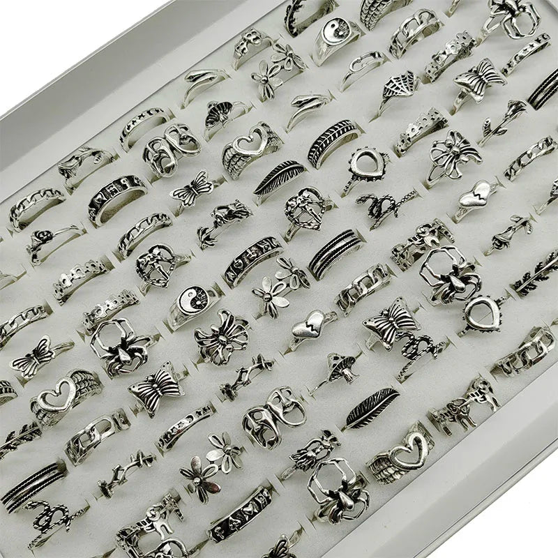 30-Piece Unique Rings Set