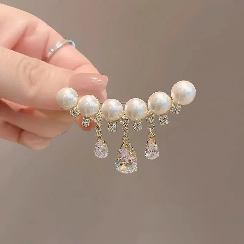 Crystal Snowflake Brooch