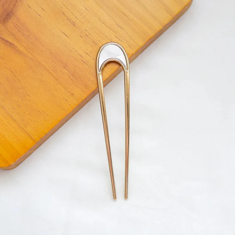 Shell U Hair Pin