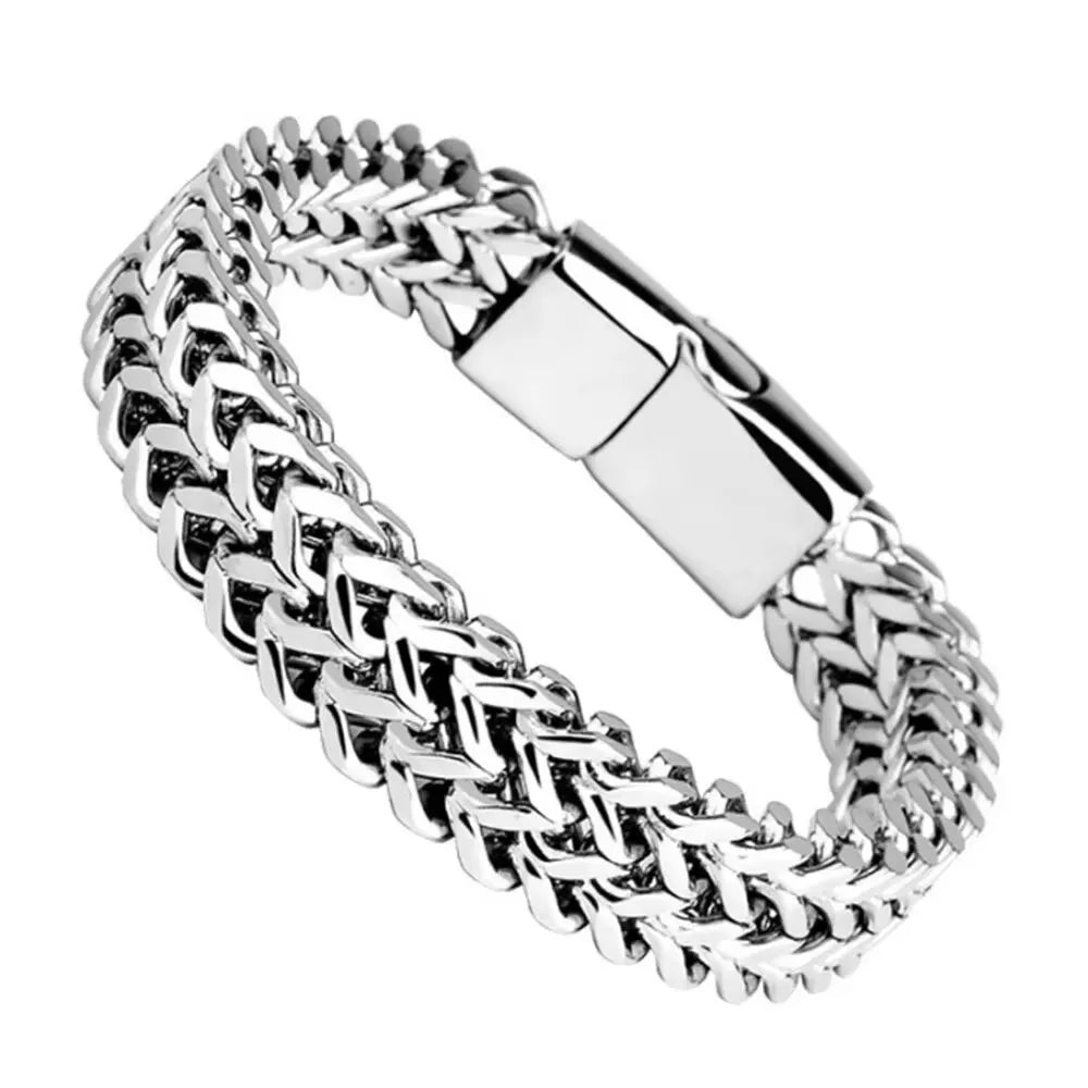 Double Row Braided Bracelet