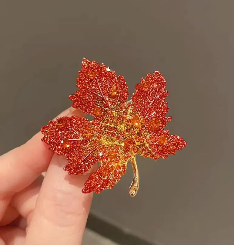 Crystal Snowflake Brooch