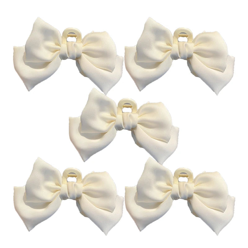 Satin Bow Hair Clip