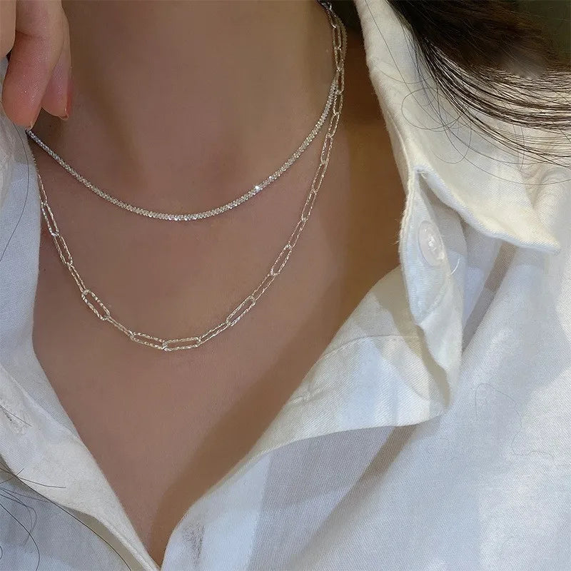 Sparkle Clavicle Necklace