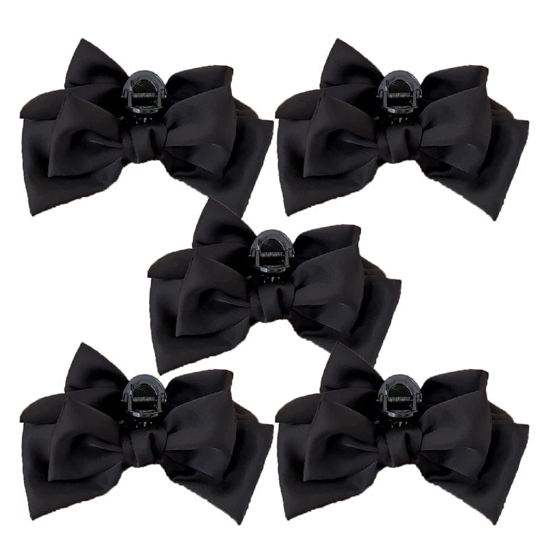 Satin Bow Hair Clip