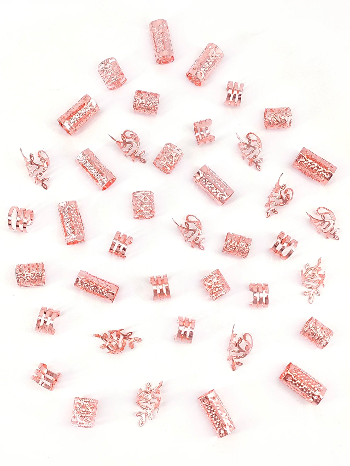 Hollow Hair Rings Set