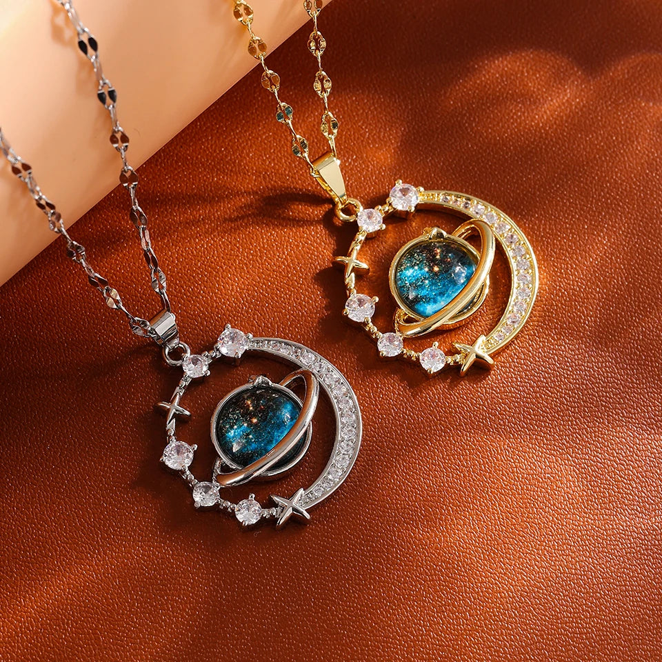 Celestial Pendant Necklace