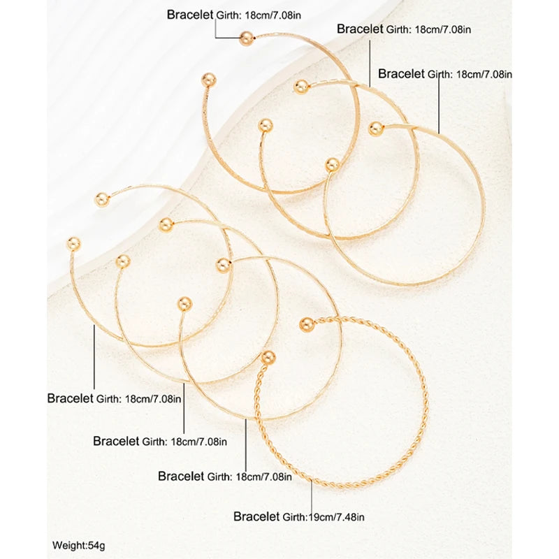 7-Piece Fashion Bangle Set