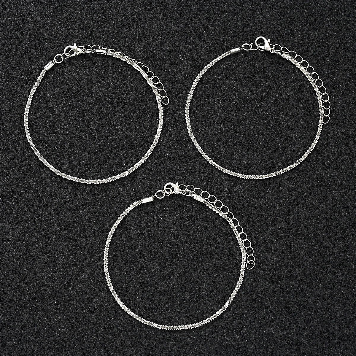 Exquisite 5-Piece Anklet Set