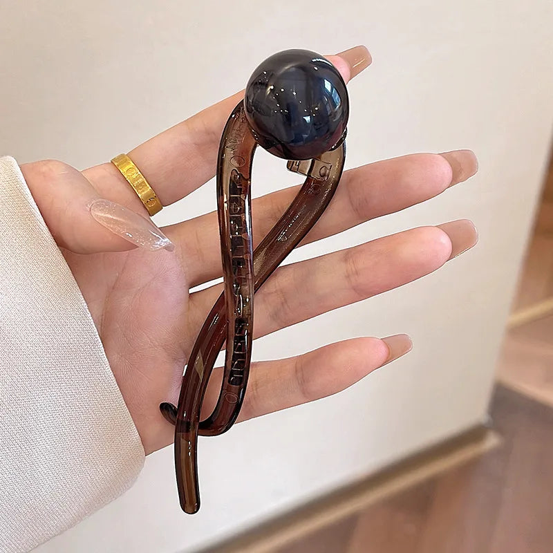 Twist Pearl Hair Clip