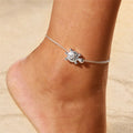 Simulated Pearl Shell Anklet
