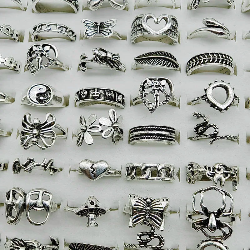 30-Piece Unique Rings Set