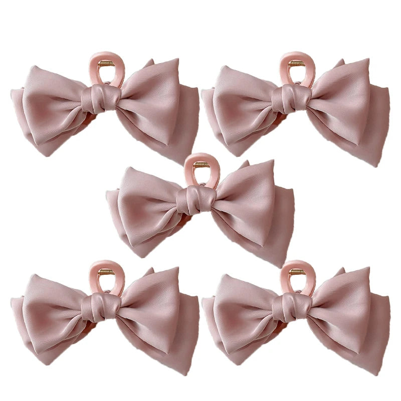 Satin Bow Hair Clip