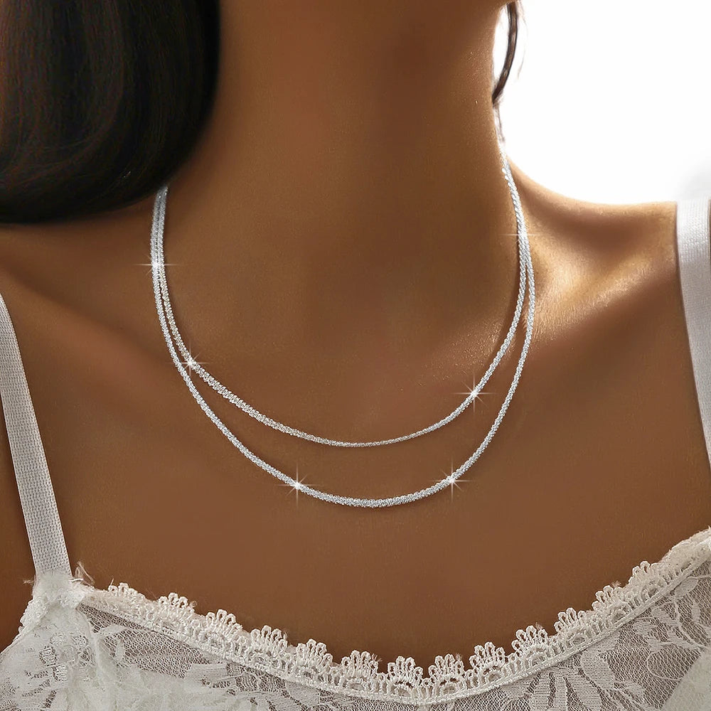 Sparkle Clavicle Necklace